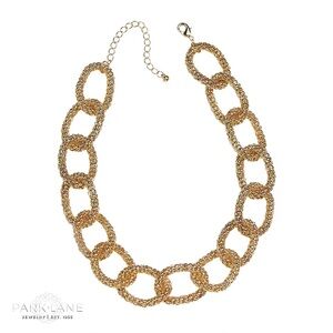 Park Lane Gold Bellagio Textured Link Necklace
